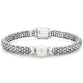 LAGOS Silver X Pearl Caviar Bracelet | 6mm