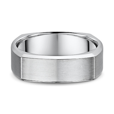 Dora International 14k White Gold Contemporary Band