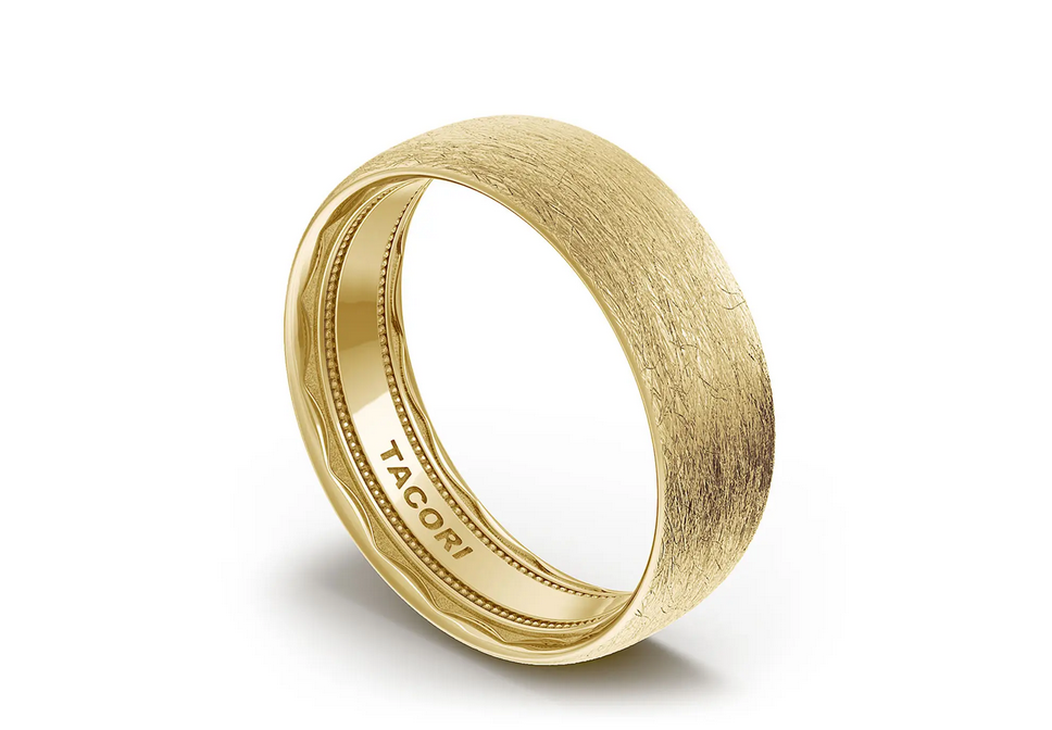 Tacori Brushed Finish Wedding Band, view 2