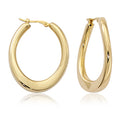 Carla Gold U Shaped Hoops