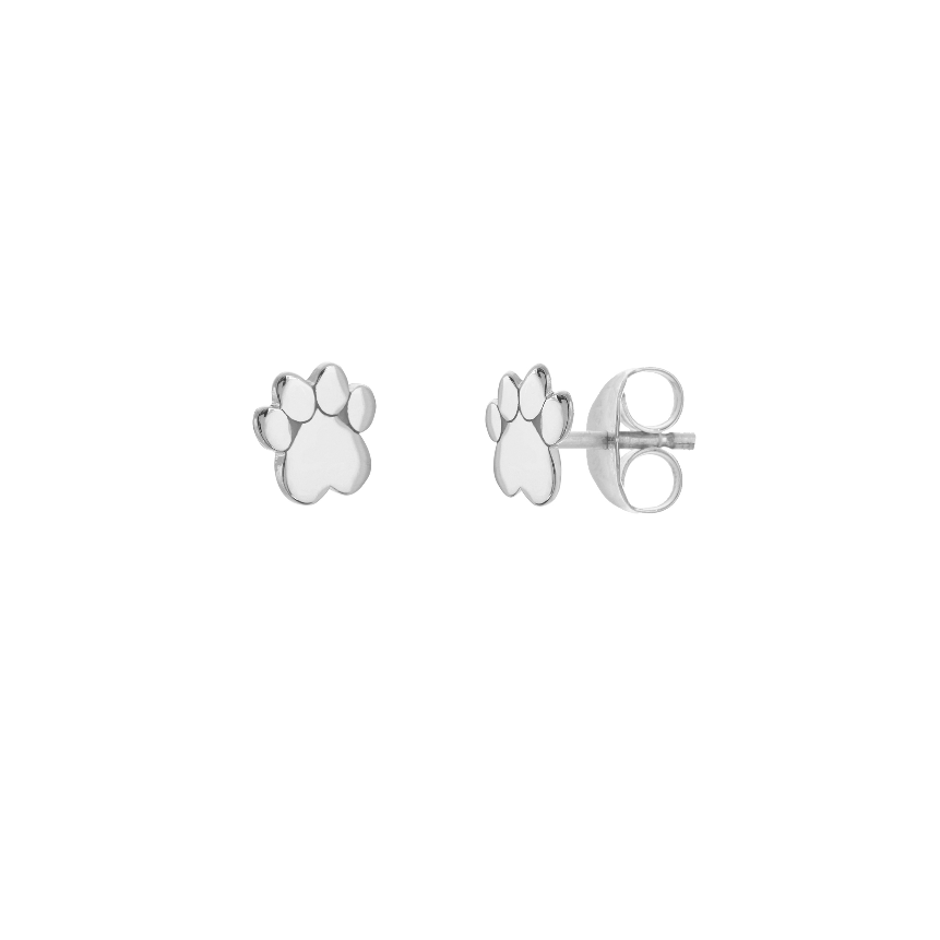 Midas Paw Print Studs
