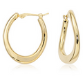 Carla Gold U Shaped Hoops