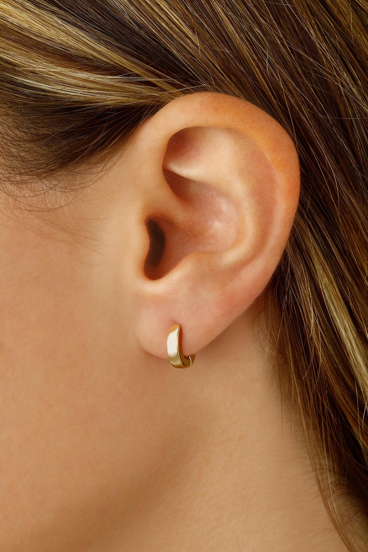 Small Huggie Hoop Earrings
