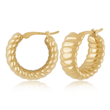 Multi Twist Hoop Earrings