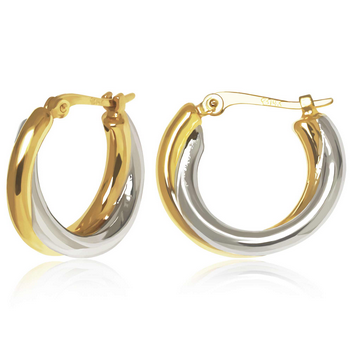 Carla Double Twist Hoops