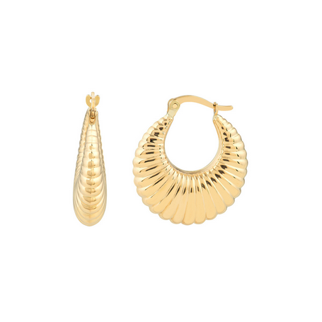 Midas Shrimp Hoop Earrings