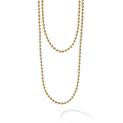 LAGOS 18K Gold Beaded Necklace