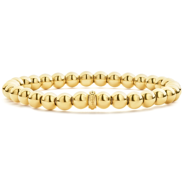 LAGOS 6mm Gold Bead Bracelet