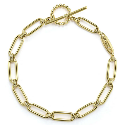 LAGOS 18K Gold Petite Link Bracelet