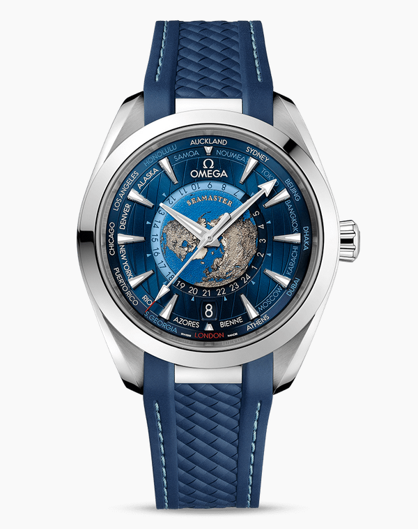 Seamaster Aqua Terra 150M Co-Axial Master Chronometer GMT Worldtimer 43 mm