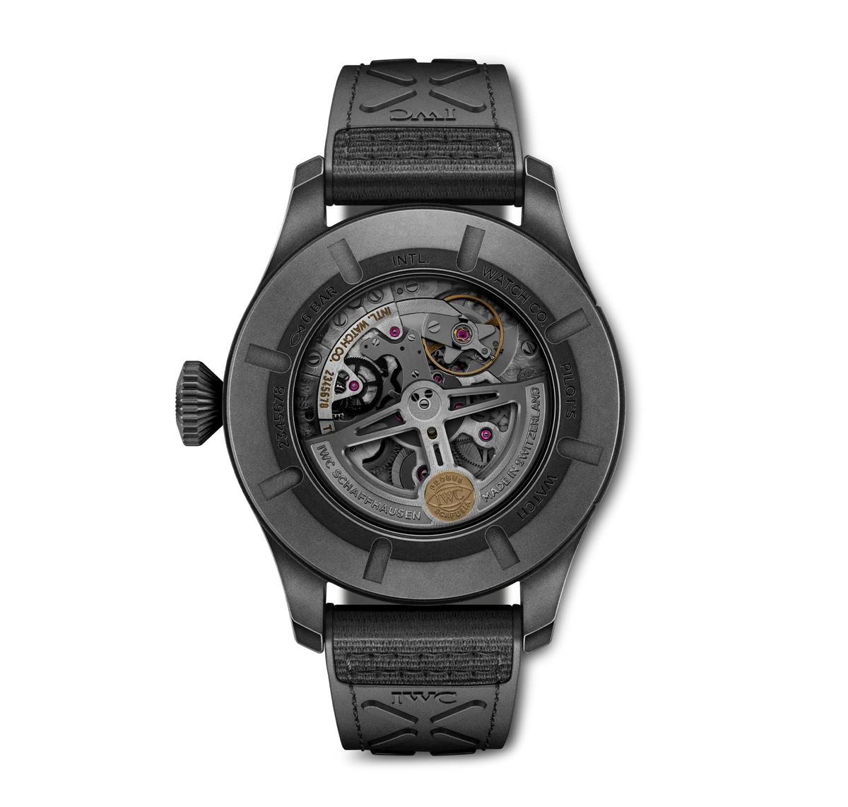 IWC Schaffhausen Pilot's Watch Timezoner TOP GUN Ceratanium®, view 2