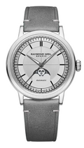 Raymond Weil Millesime Automatic Moon Phase Silver Dial Watch