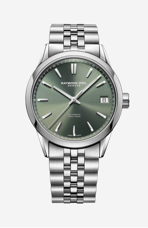 Raymond Weil Freelancer 40mm Green Dial Watch