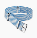Omega NATO STRAP Polyamide Striped Blue And White Strap