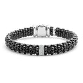LAGOS Black Ceramic and Diamond Station Bracelet