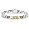LAGOS 6mm Diamond Caviar Bracelet
