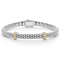 LAGOS Double X Caviar Diamond Bracelet 6mm
