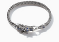 John Hardy Naga Bracelet, Sterling Silver, Pavé, 5MM