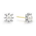 LAGOS Fleur Pearl Stud Earrings
