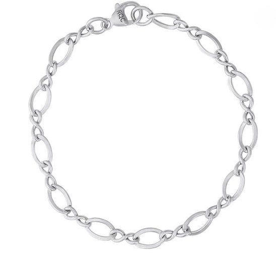 Rembrandt Charms Large Figure Eight Link Classic Bracelet