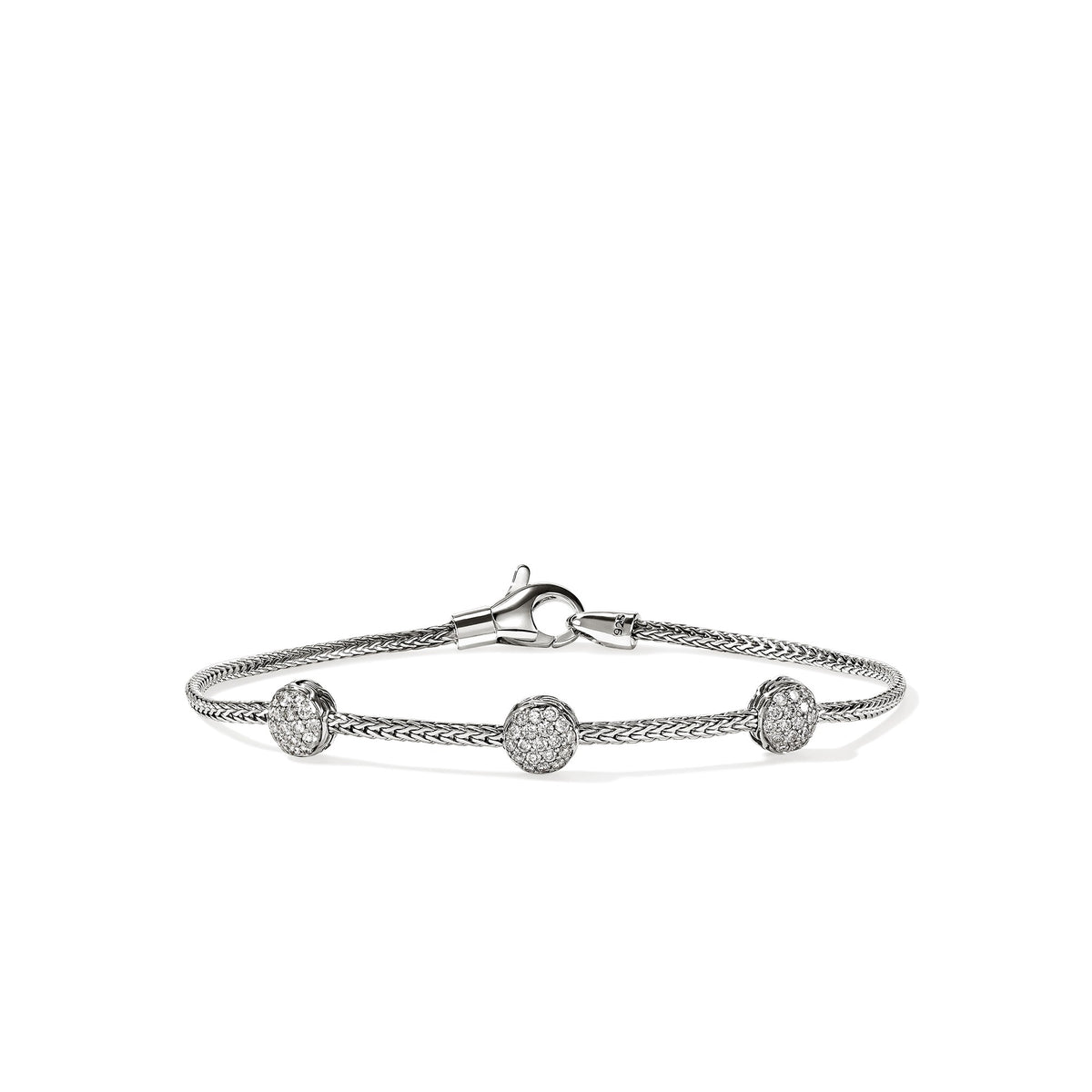 John Hardy JH Essential Pavé Station Bracelet