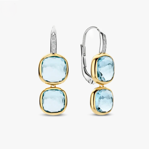 Double Cushion Earrings
