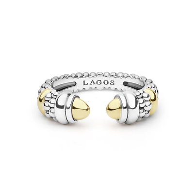 LAGOS Two-Tone Station Versa Stacking Ring
