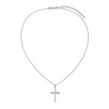 Charles Garnier Sterling Silver CZ Cross Pendant