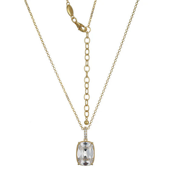 Charles Garnier Yellow Gold Plated 12ct CZ Pendant