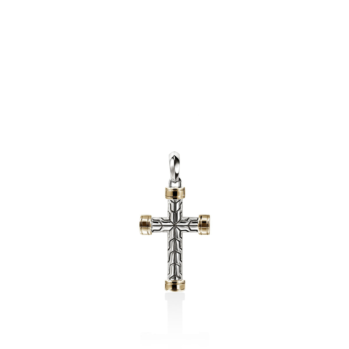 John Hardy JH Essential Two Tone Cross Pendant