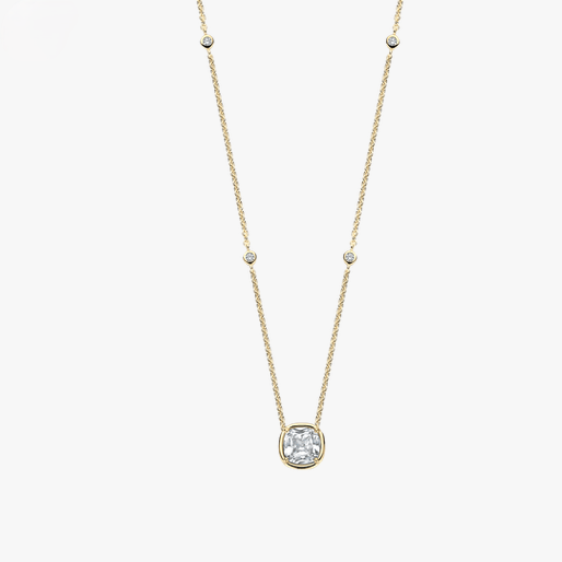 Round Zirconia Necklace