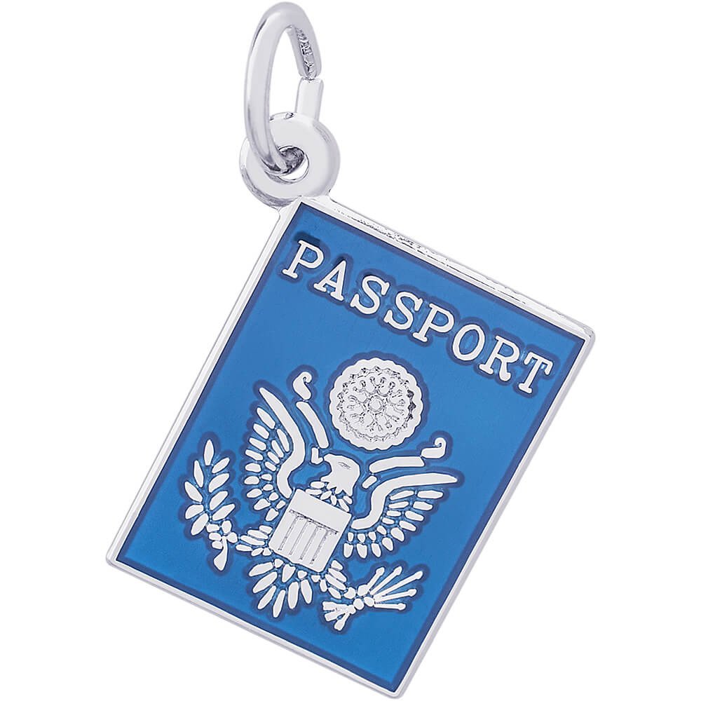 Rembrandt Charms United States Passport Charm