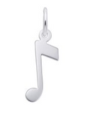 Rembrandt Charms Sterling Silver Music Note Charm