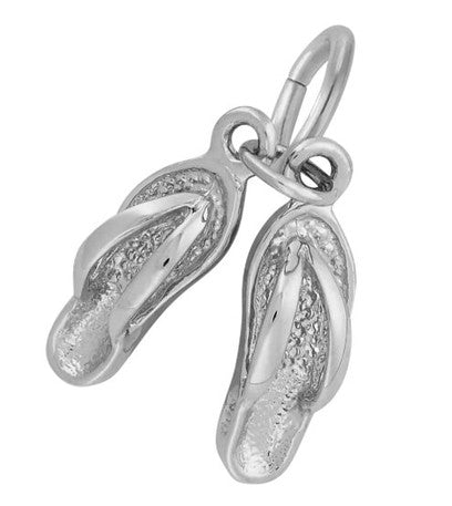 Rembrandt Charms Pair of Flip Flops Accent Charm