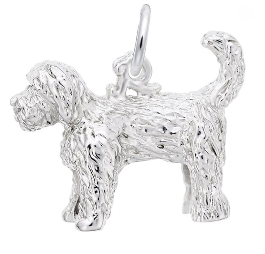 Rembrandt Charms Goldendoodle Dog Charm