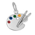 Rembrandt Charms Petite Artist Palette Charm