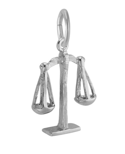 Rembrandt Charms Scales of Justice Charm