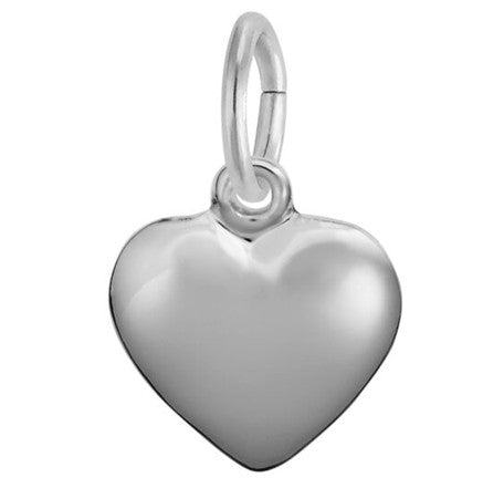 Rembrandt Charms Small Puffy Heart Charm