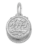 Rembrandt Charms Happy Birthday Cake Charm