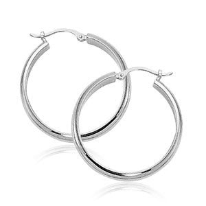 Carla Sterling Silver Hoop Earrings