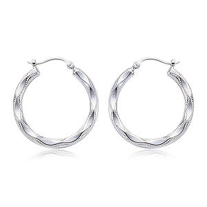 Carla Beaded Hoop Earrings