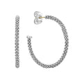 LAGOS Large Caviar Hoop Earrings