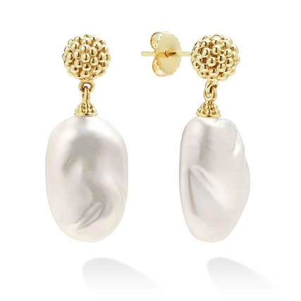 LAGOS Baroque Pearl Drop Earrings