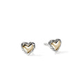John Hardy Two Tone JH Essential Heart Stud Earrings