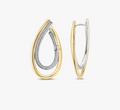 Organic Zirconia Earrings