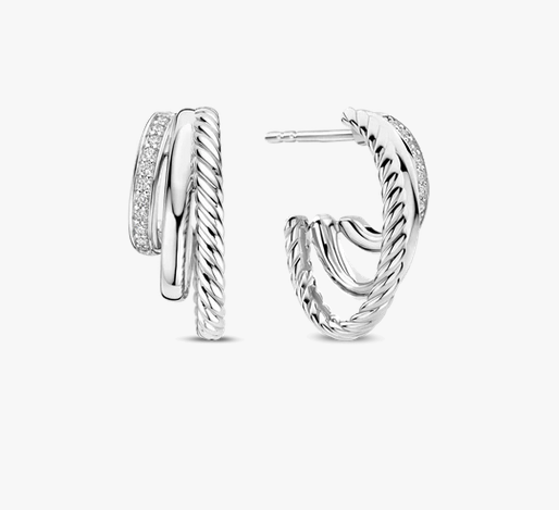 Zirconia Structure Earrings