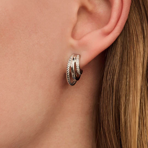 Zirconia Structure Earrings