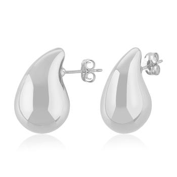 Carla Sterling Silver Tear Drop Stud Earrings
