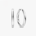 Classic Silver Oversized Hoops 25mm