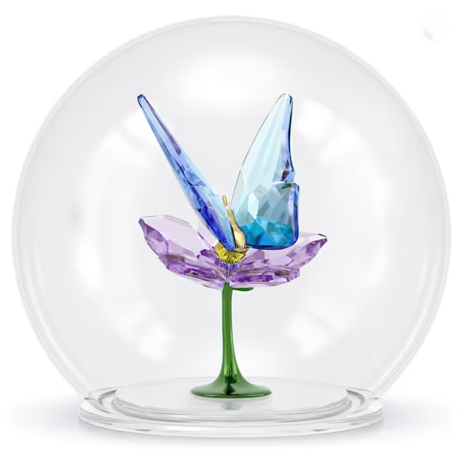 Swarovski Consumer Goods Idyllia Glass Ball Butterfly and Flower